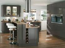 Glendevon Graphite Kitchen with inergrated appliances