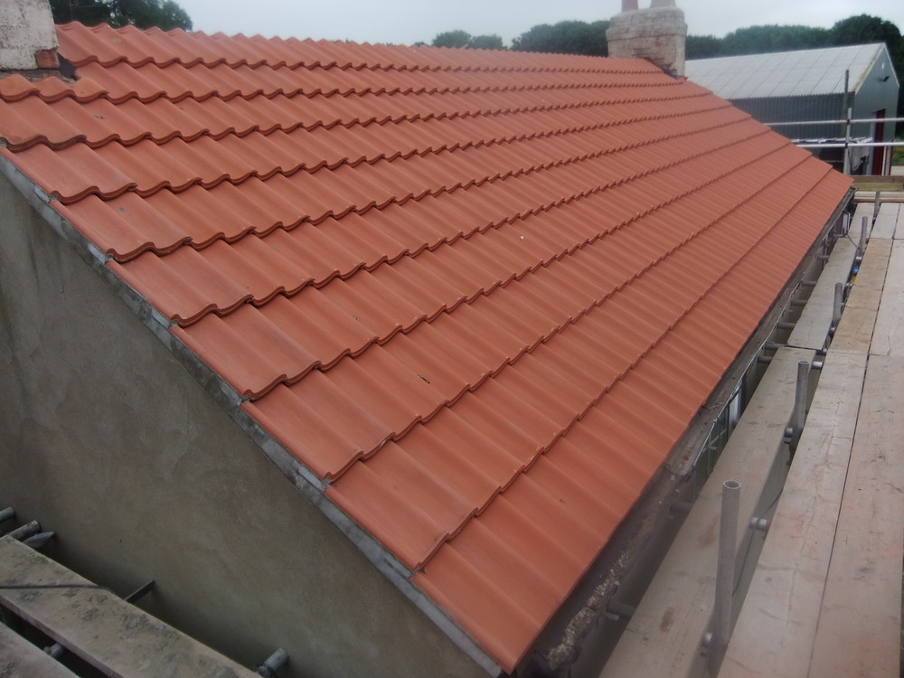 New Roof with Sandtoft Olympus clay tiles